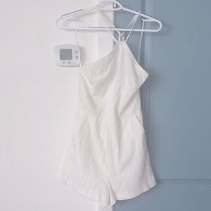 Altar'd State White Halter Romper